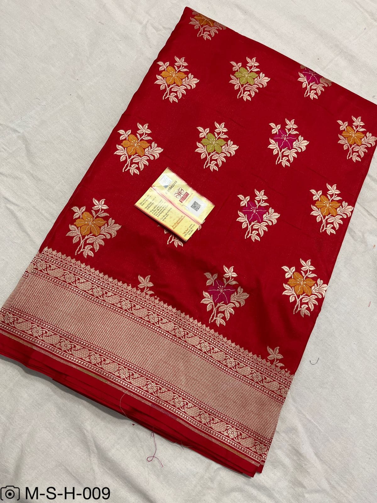 Pure Katan Meenakari Handloom Banarasi Bridal Saree