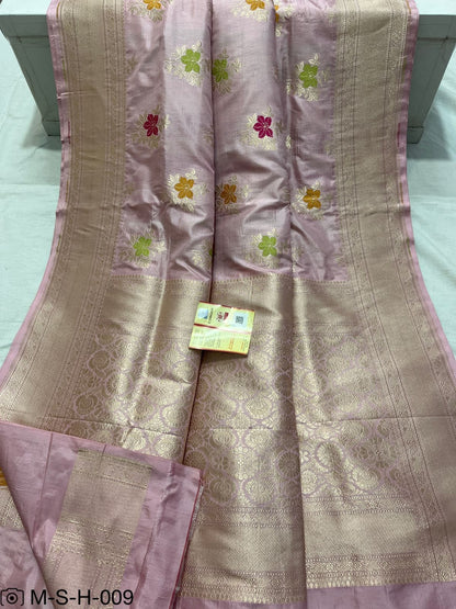 Pure Katan Meenakari Handloom Banarasi Saree