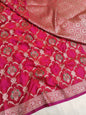 Banarasi Handwoven Satin Mashru Silk Saree