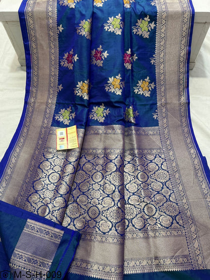 Pure Katan Meenakari Handloom Banarasi Saree